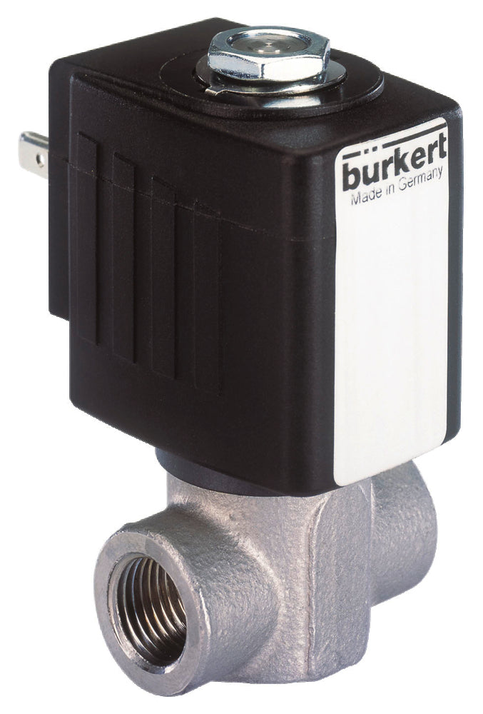 Magneetventiel G1/2'' NC RVS PTFE 0-40bar/580psi 24VAC/DC Zuurstof Vet/Olievrij 6240 20030221