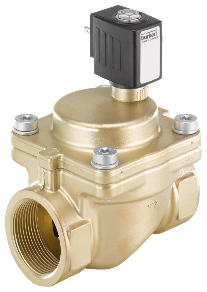 Magneetventiel G1 1/2'' NC Messing NBR 0.2-16bar/3-232psi 120VAC 6281 298713