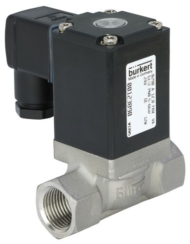 Magneetventiel G1/2'' NC RVS FKM 0-16bar/232psi 230VAC/DC Vacuüm Anti-Waterslag Zuurstof Vet/Olie Vrij 0290 250434