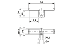 Phoenix Contact Power Rail Support - 3026476 [2 Pieces]