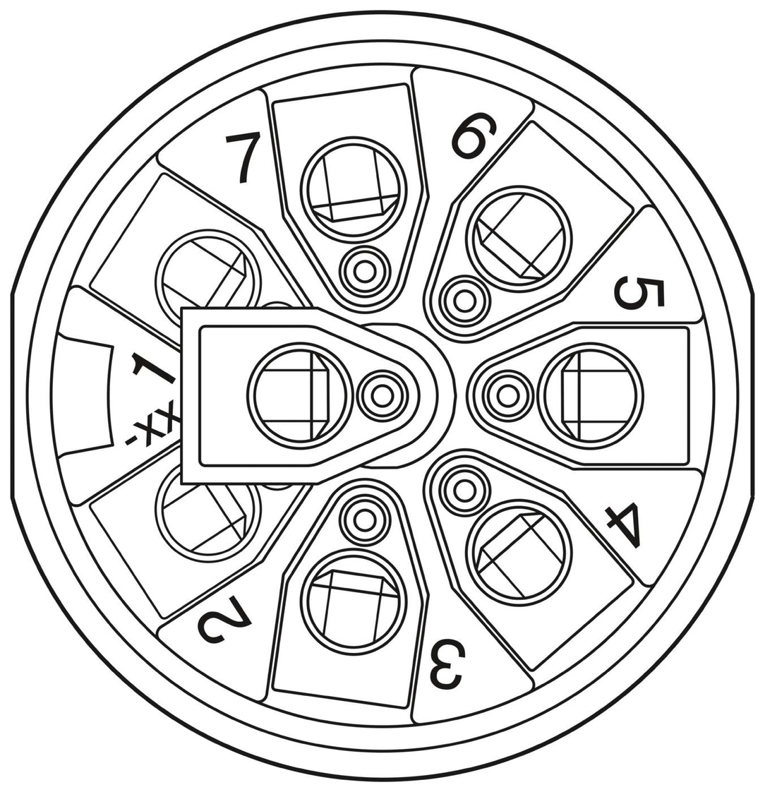 Phoenix Contact Round (Industrial) Connector - 1511860