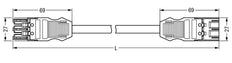 Wago Winsta Midi Patch Cord Adjustable Building Installation - 771-9993/016-302