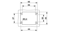Phoenix Contact HC Contact Block For rectangular Connector - 1648128