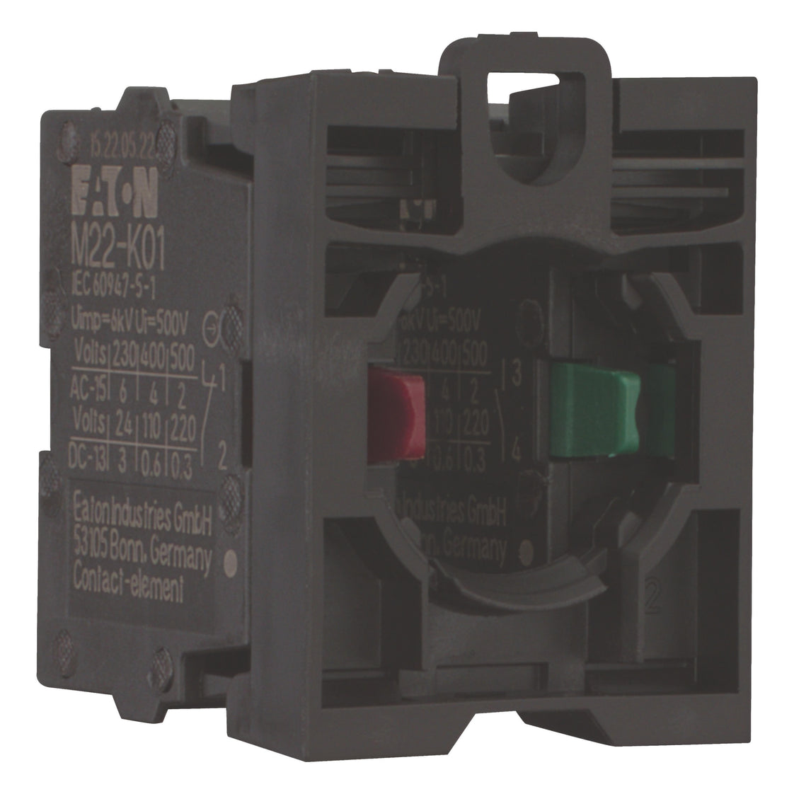 EATON INDUSTRIES RMQ-Titan Auxiliary Contact Block - 216505