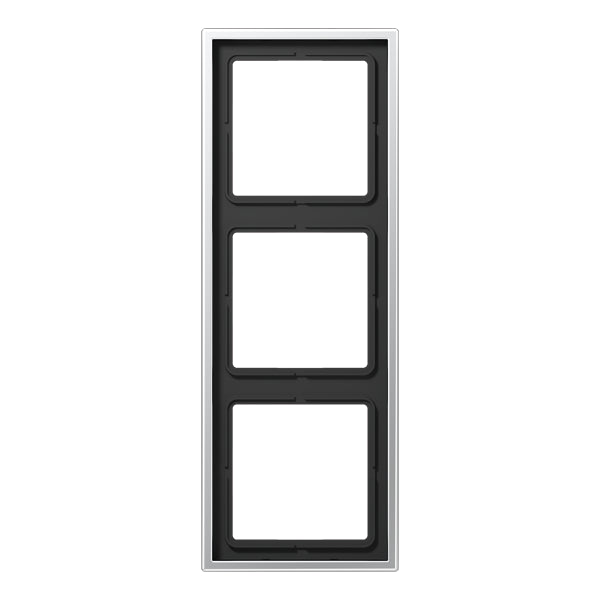 Jung Aluminum/Steel/Chrome Cover Frame Switchgear - AL2983