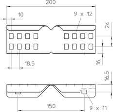 OBO LG Connector Cable Support System - 6208895