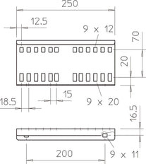 OBO LG Connector Cable Support System - 6216545
