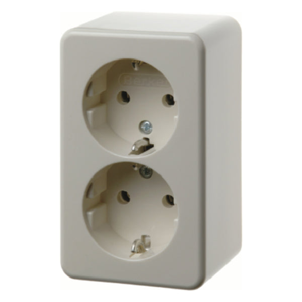 Hager Berker Wall-Mounted Socket Outlet (WCD Switchgear) - 472140