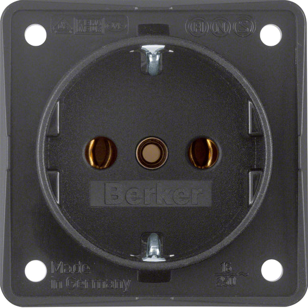 Hager Berker Integro Wall Outlet (WCD Switchgear) - 941852505
