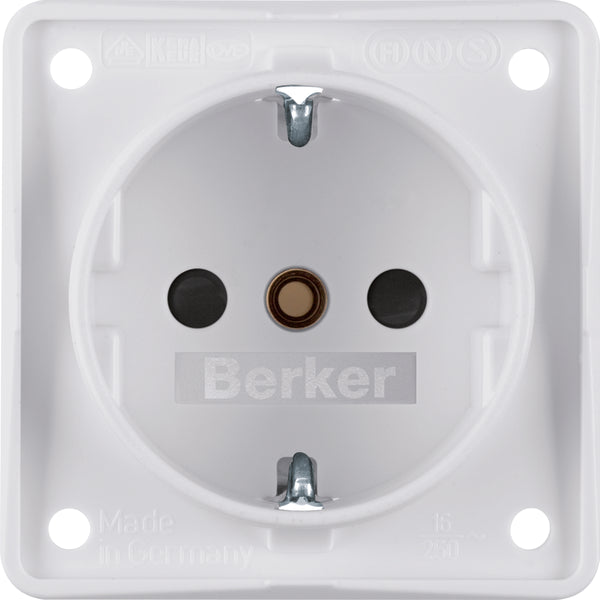 Hager Berker Integro Wall Outlet (WCD Switchgear) - 941952502