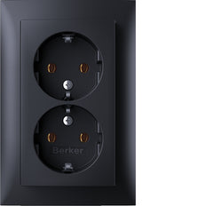 Hager Berker S.1 Wall Outlet (WCD Switchgear) - 47741606