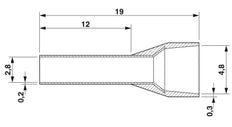 Phoenix Contact Wire End Sleeve - 3200959 [100 Pieces]