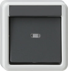 Gira Splashproof Surface-Mounted Installation Switch - 010635