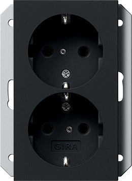 Gira System 55 Wall Socket Outlet (WCD Switchgear) - 2735005