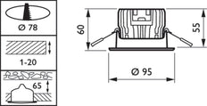Philips Coreline Downlight/spotlight/floodlight - 38289699