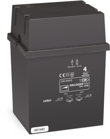 Niko Conventional Transformer Low-Voltage Lighting System - 320-00003