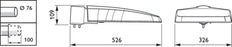 Philips ClearWay Street Lighting Fixture - 98800800