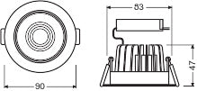 Ledvance Spot Downlight/Spotlight/Floodlight - 4058075126862
