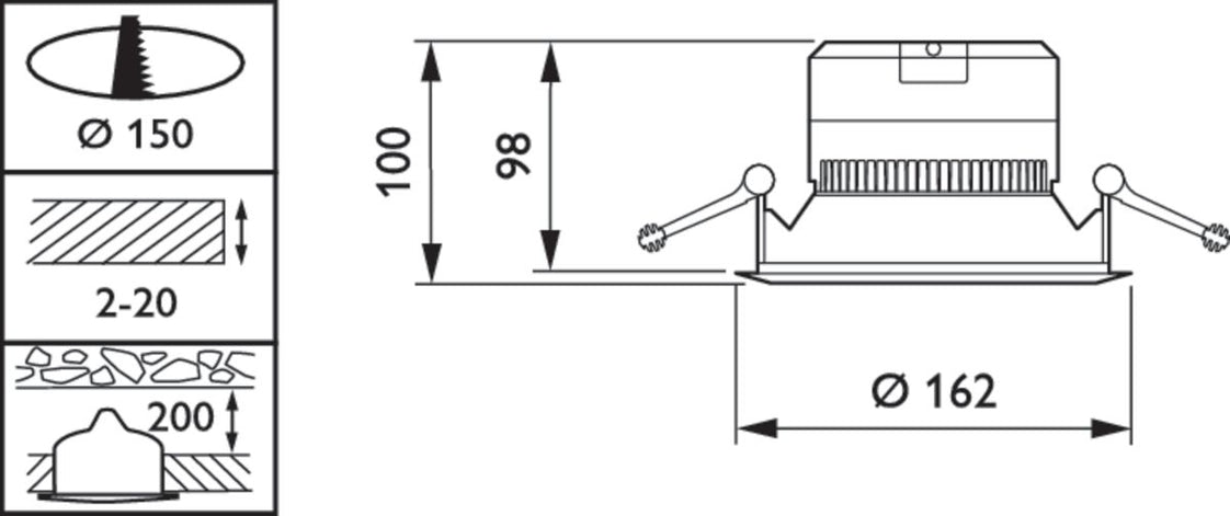 Philips Coreline Downlight/spotlight/floodlight - 32589700