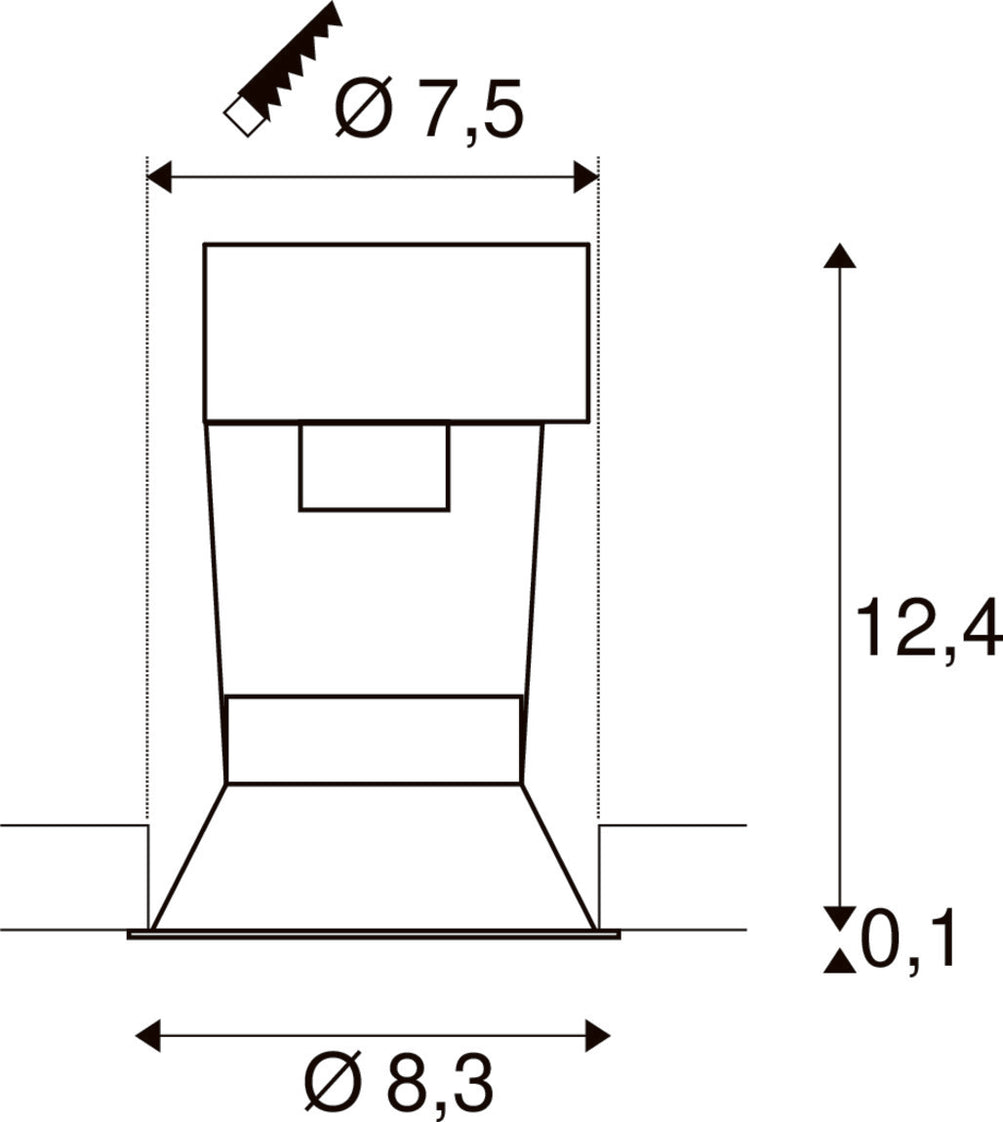 SLV Horn Downlight/Spotlight/Floodlight - 112911