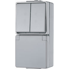 Jung WG600 Combination Series Switch With Socket - 675W