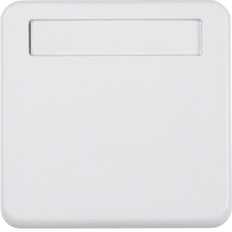Hager Berker Intermediate Ring With Hinged Cover Text Field IP44 - 102259