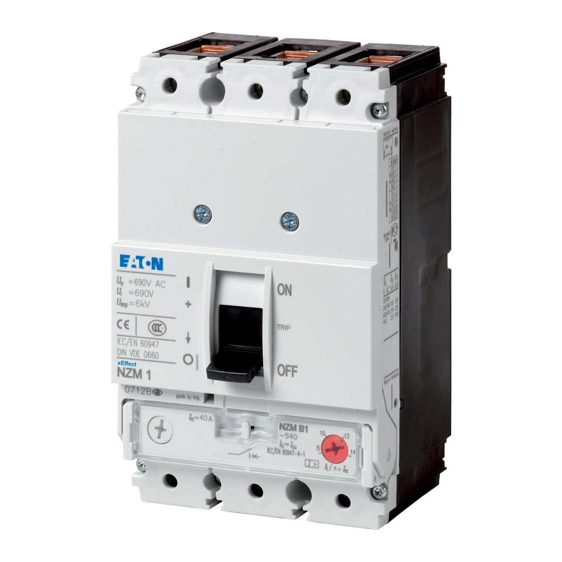 Eaton NZM1 3P 50A Motor Protection Circuit Breaker - 265727
