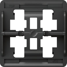 Jung Triple Switch Plate Adapter LS Range Black - LS93HP
