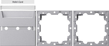 Gira Access Hotel Card System 55 Aluminum - 810626