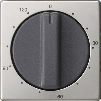 Gira System 55 Stainless Steel 120-Min Timer Switch Cover - 0642600