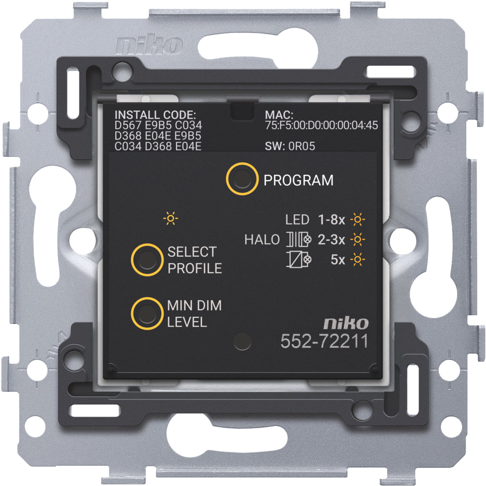Niko Smart Zigbee Dimmer Switch 3-200W Two-Wire - 552-72211
