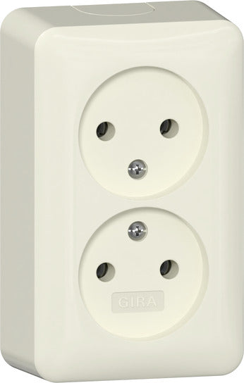 Double Socket Outlet 16A 250V Surface Mount - 479112