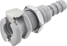 PP DN 3.2 Linktech Coupling Socket 3.2 mm Hose Pillar Bulkhead Grey 20 Series