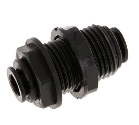 8mm Push-in Fitting POM NBR Bulkhead [2 Pieces]