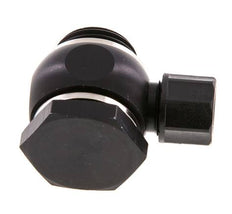 10x8 & G1/2'' Aluminum Banjo Push-on Fitting with Male Threads with O-ring Rotatable [5 Pieces]