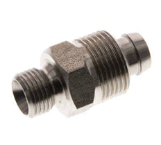 10x8 & G1/8'' Stainless Steel 1.4571 Straight Push-on Fitting with Male Threads