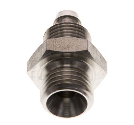 8x6 & G1/4'' Stainless Steel 1.4571 Straight Push-on Fitting with Male Threads