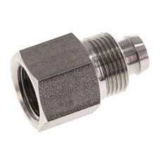 10x8 & G1/4'' Stainless Steel 1.4571 Straight Push-on Fitting with Female Threads