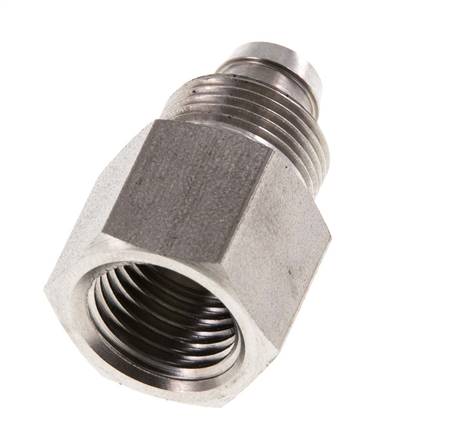 10x8 & G1/4'' Stainless Steel 1.4571 Straight Push-on Fitting with Female Threads