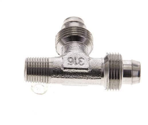 8x6mm & G1/8'' PVDF Straight Compression Fitting with Female Threads 10 bar