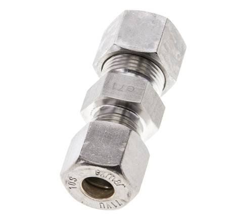 10S & 12S Stainless Steel Straight Compression Fitting 400 bar ISO 8434-1
