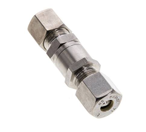 Hydraulic Check Valve Compression Ring 8S (M16x1.5) Stainless Steel 1-400bar (15-5800)psi ISO 8434-1