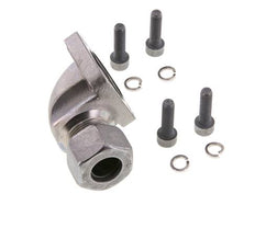 LK 40 Elbow Pump Flange Malleable cast iron with 15L (M22x1.5)