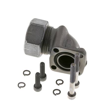 LK 40 Elbow Pump Flange Malleable cast iron with 28L (M36x2)