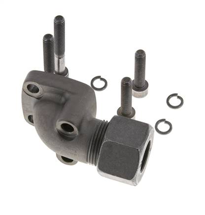 LK 35 Elbow Pump Flange Malleable cast iron with 16S (M24x1.5)