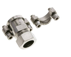 1'' SAE Flange 3000 PSI Stainless Steel with 28L (M36x2) ISO 6162-1