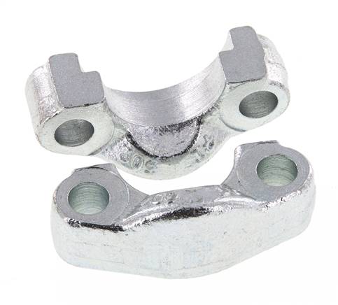 3/4'' SAE Flange Halves 6000 PSI Steel ISO 6162-2