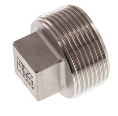 Plug R1 1/4" RVS met extern vierkant 16 bar (224.8psi)