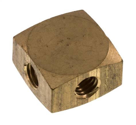 4-way Air Distributor M5 Brass 16 bar (224.8 psi)