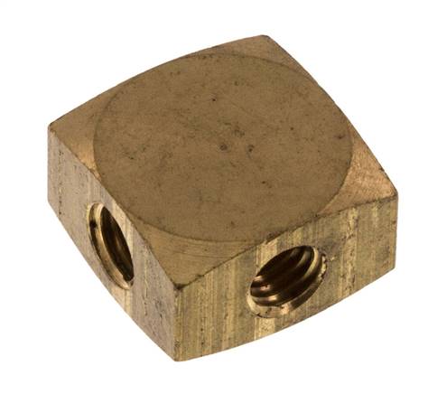 4-way Air Distributor M5 Brass 16 bar (224.8 psi)